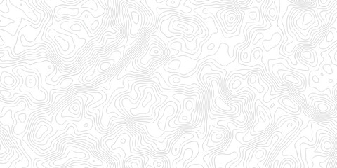 Abstract background with a wave grid map and topography map and seamless pattern with lines White wave paper curved reliefs abstract background, Abstract topographic contours map background.	