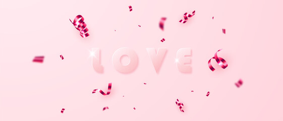 valentine's day background  Vector illustration