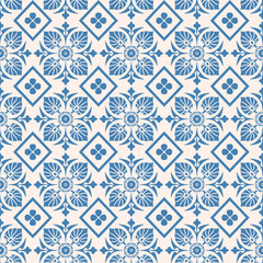 vector seamless pattern with snowflakes