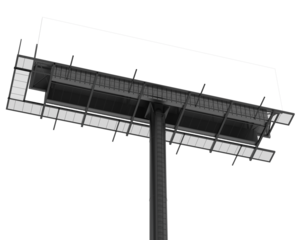 Highway advertisement mockup image high resolution transparent png photo