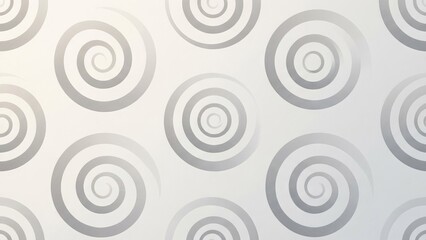 Abstract Spiral Pattern in Shades of Gray on Light Background