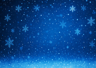 Blue Winter Christmas Background, Christmas Luxury Background, Christmas Elegant Background.