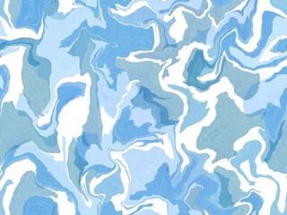 Light blue ocean marbling marble marmer seamless surface pattern design for fabric fashion or wallpaper background needs	