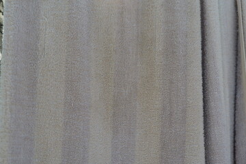Soft Gray Fabric Texture with Subtle Stripes for Interior Design and Textile Use