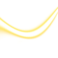  Curved Yellow Light Wave Glow