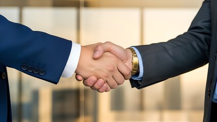 businessmen shaking hands