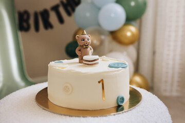 birthday cake with candles