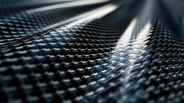 カーボンファイバーの質感テクスチャ ハイテク素材背景