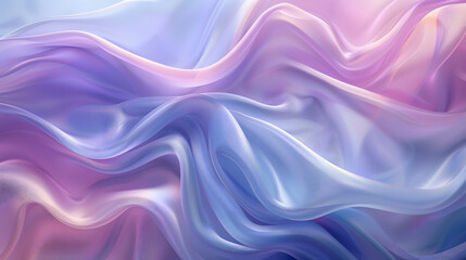 Obraz premium 高級感のある抽象リキッド背景 波状シルクテクスチャ