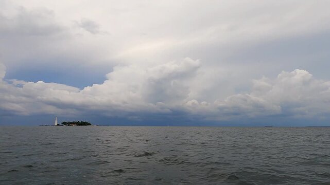 Boat View of Beras Basah island