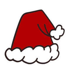Illustration of a Santa Hat