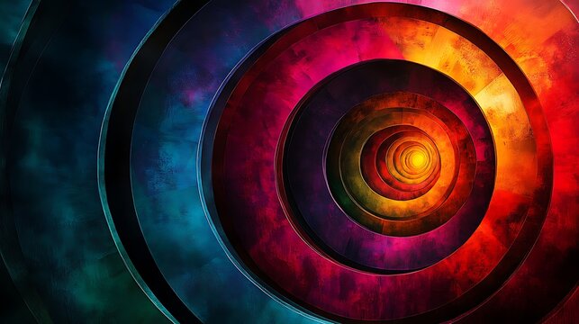 abstract fractal background - Powered by Adobe