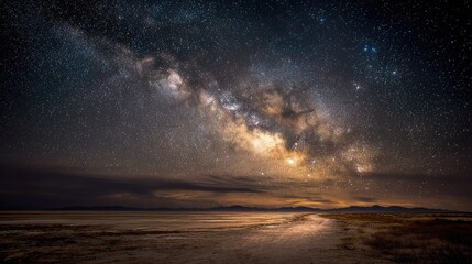 Milky Way Over Earth, Night Sky, Astrophotography Scenery