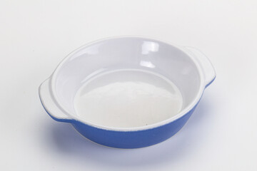 Empty clean color bowl dishware
