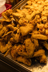the tempting view of Fried Chicken Wings