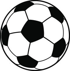 Fototapeta premium Soccer Ball Sports Vector Illustration