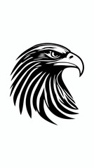 Obraz premium eagle head balck and white design