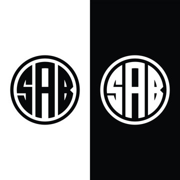 SAB Letter Logo Icon Stock Illustrations, Vectors And Clipart.
