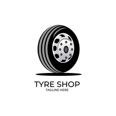 Tyre shop logo, Transportation logo, automobile logo, tyre vector, tyre repair logo
