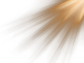 Sunbeam Rays, Warm Sun Light Glow Overlay, Isolated Transparent Graphic Element