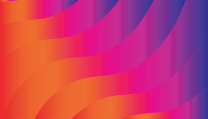 Abstract geometric design with vibrant color palette