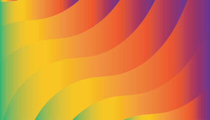 Abstract geometric design with vibrant color palette