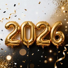 Festive 2026 New Year Greeting Celebration Design