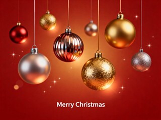 Merry Christmas and Happy New Year 2026 Celebration Design