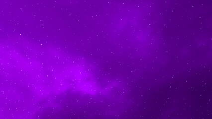 Obraz premium Violet or purple galaxy space background. Starry night sky background. Glowing stars in space.