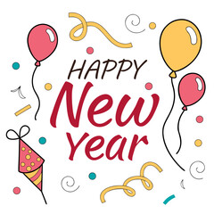 Vector of Happy New Year 