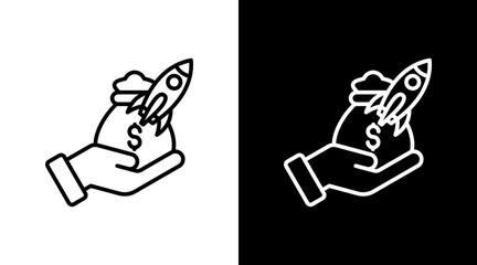 Venture Capital With Icon Set Design