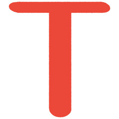red letter t