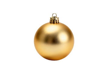 Golden shiny Christmas ornament for festive decoration