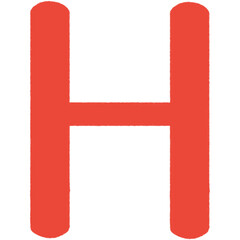 red letter h