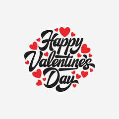 Discover beautiful Valentine&rsquo;s Day typography vector illustrations featuring romantic lettering, love symbols, and stylish text designs&mdash;perfect for greeting cards, posters, branding