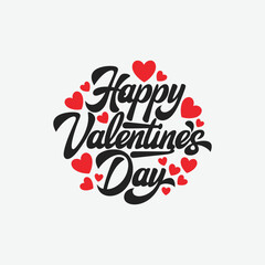 Discover beautiful Valentine&rsquo;s Day typography vector illustrations featuring romantic lettering, love symbols, and stylish text designs&mdash;perfect for greeting cards, posters, branding