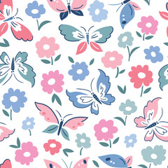 Vector vintage butterfly collection. Illustrated stylized butterfly isolated on the white background. Elegance card design in asian style.