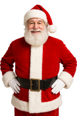 santa claus isolated on white background