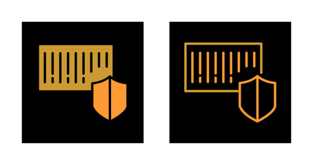Barcode Security Icon Design