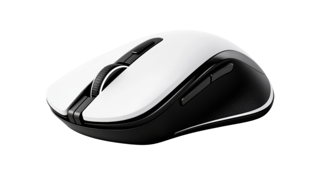Wireless mouse on transparent background - Powered by Adobe
