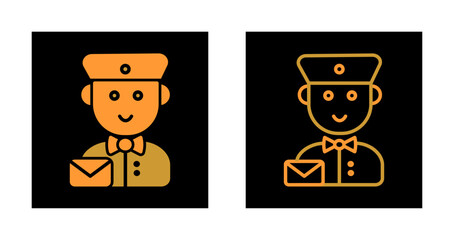 Mail Carrier Icon Design