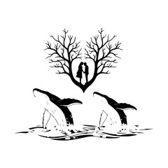 Abstract geometric pattern with bold color accents