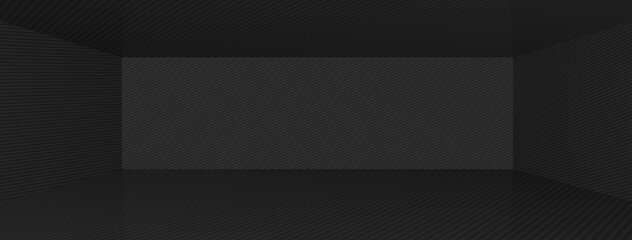 8K panoramic empty and silent carbon fabric studio scene with uniform lighting, custom soft box lighting, No hotspots, Clean Carbon fiber background 3D render.