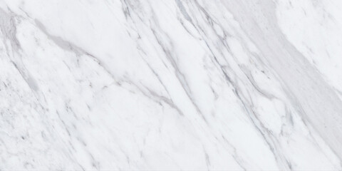 White marble with gray veins. Calacata Italian stone, texture for ceramic tiles, carpet design.