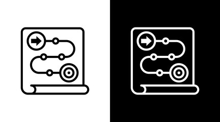 Project Roadmap With Icon Set Design