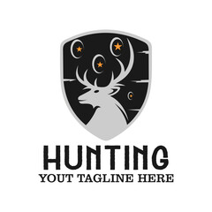 Wild Deer Club Logo Design Template