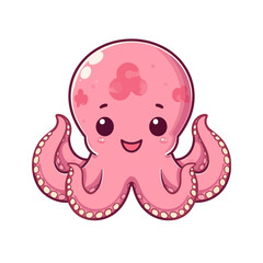 Squid Cartoon Design Very Cool