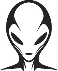 Creative design of alien face