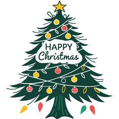 christmas tree with gifts