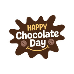 Charming chocolate bar design with sweet wrapper elements